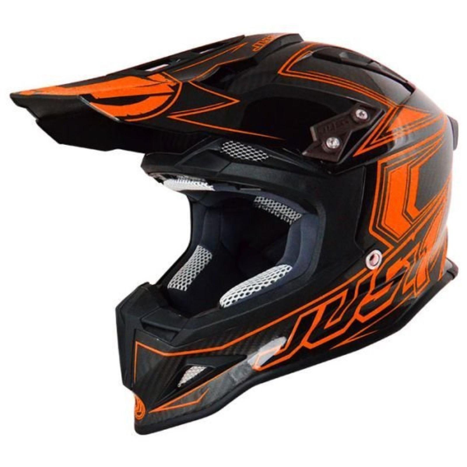 Шлем (кроссовый) JUST1 J12 CARBON FLUO Orange