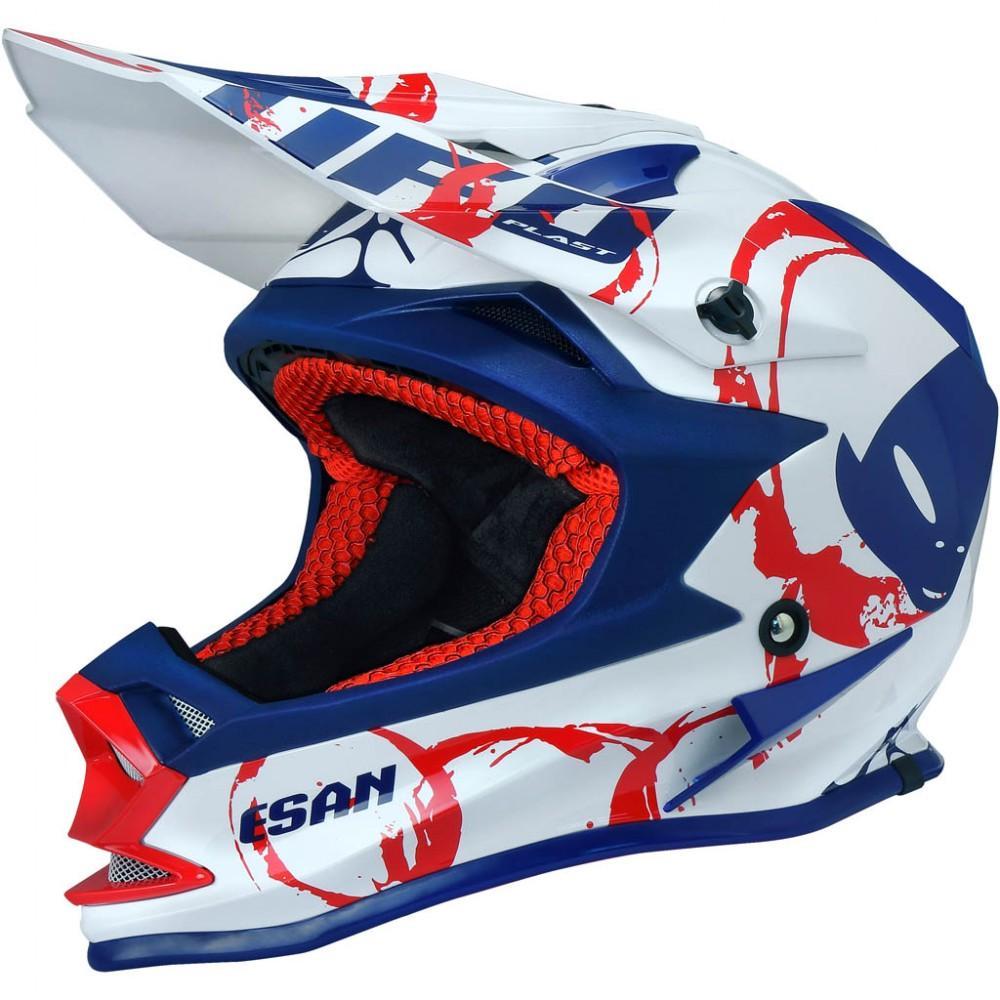 Мотошлем подростковый UFO HELMET BOY ONYX ESAN